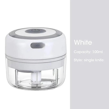 Draadloze maler 100ml/250ml Portable Chopper USB Charging Ginger Chili Vegetable Masher Machine Kitchen